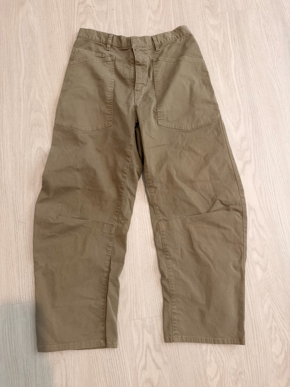 Nili Lotan Olive Utility Cargo Pants